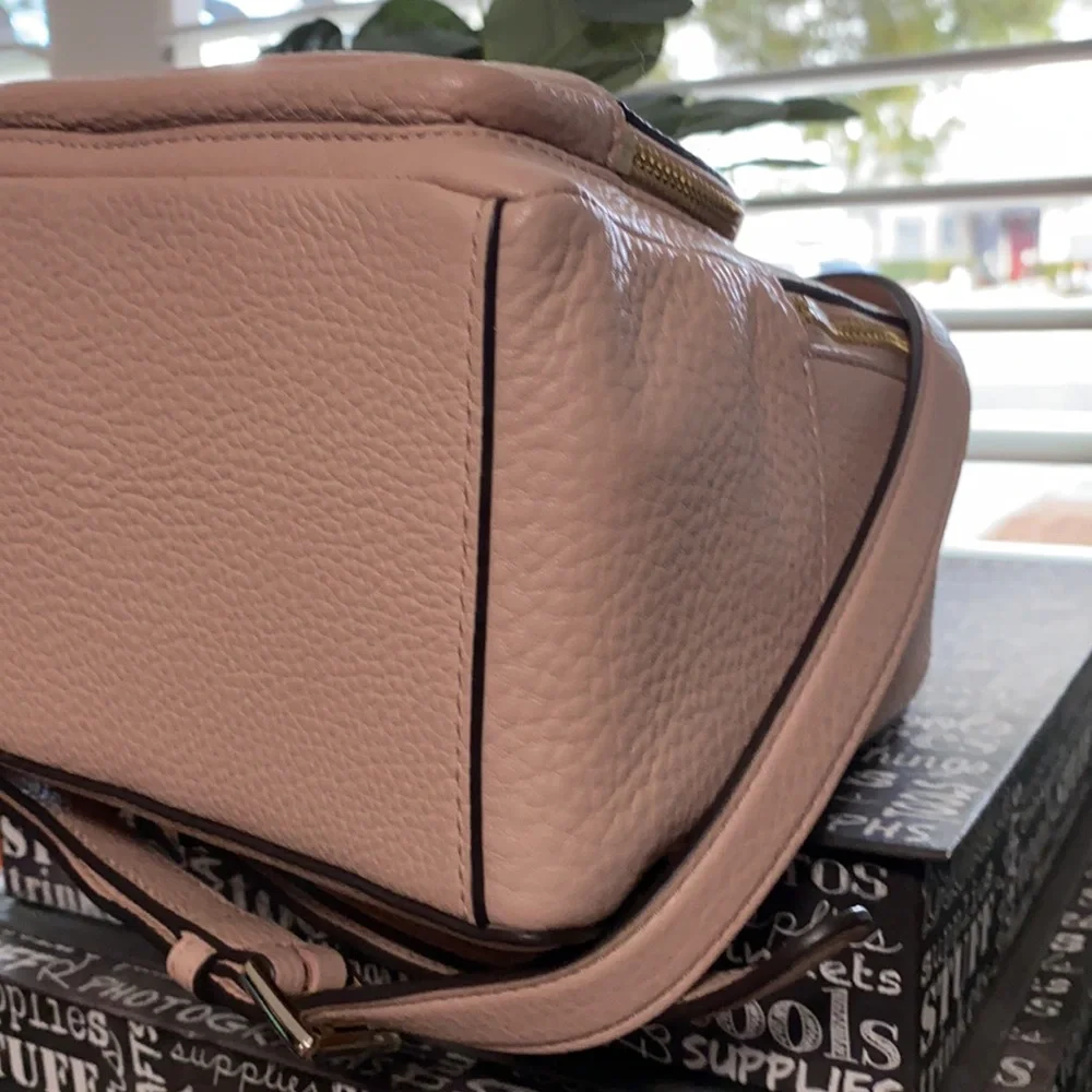 NWT Kate Spade Jackson medium backpack in color warmvellum (light neutral pink) - Picture 9 of 9